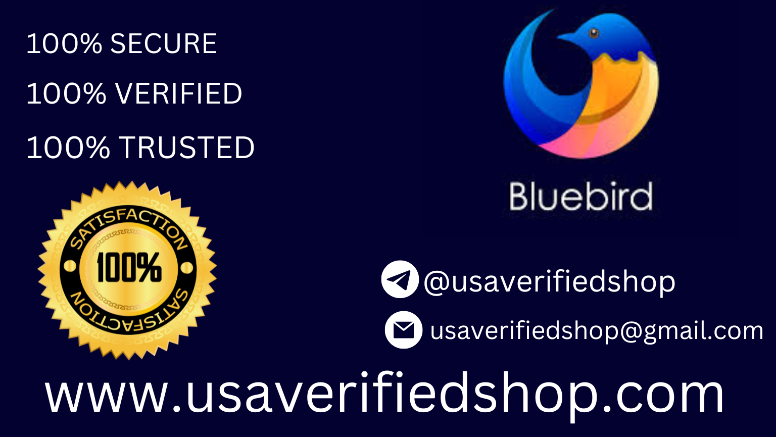 Buy verified Bluebird accounts