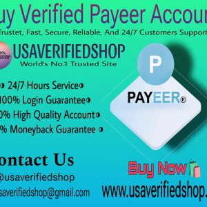 Buy verified Payeer accounts