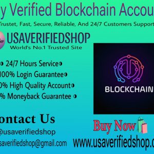 Buy verified Blockchain accounts