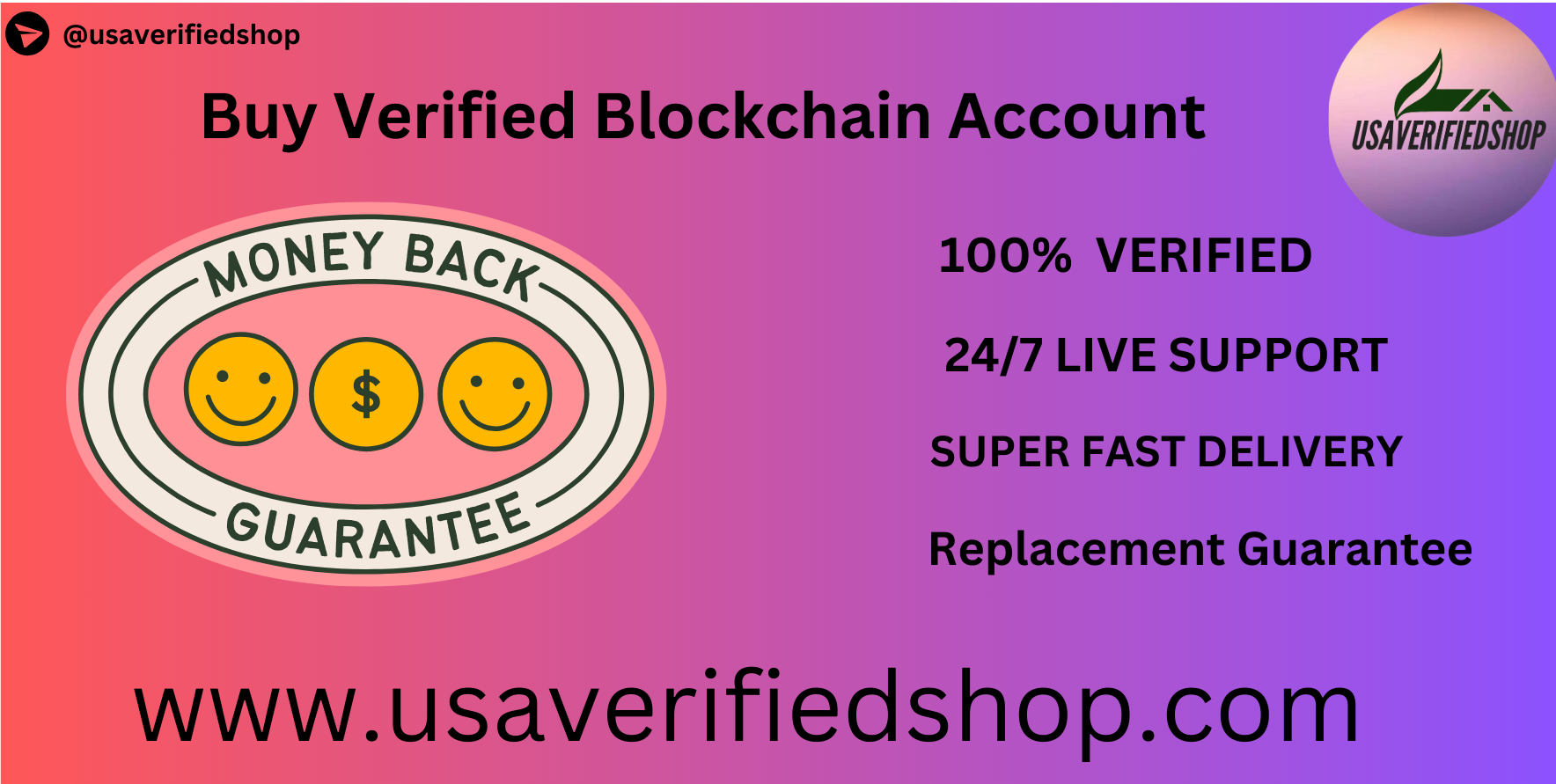 Buy verified Blockchain accounts