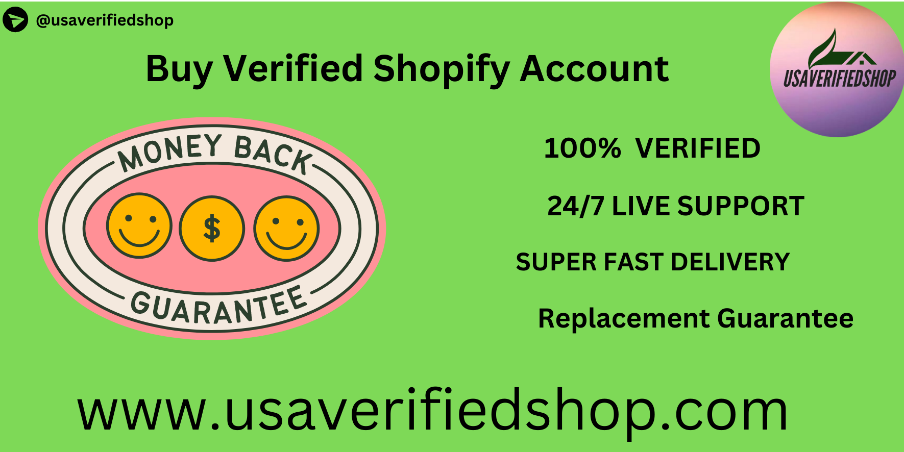 Buy verified Shopify accounts